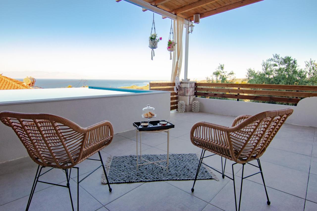 Georgianna'S Suite With Private Pool , 'Greysuite' Кисамос Екстериор снимка